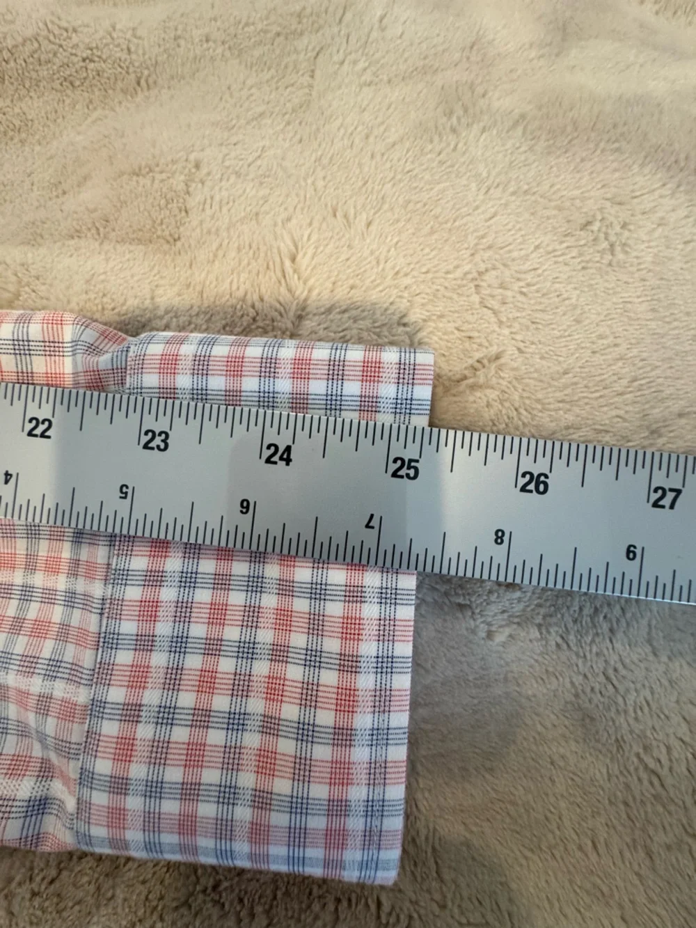 Banana Republic Dress Shirt Grant Fit Non Iron Mens Large Pink Blue Check